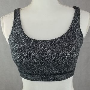 Lululemon Sports Bra sz 6 Black White